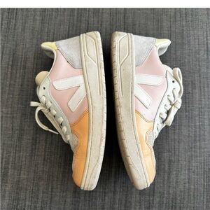 Veja Women's Sneakers in Pink, Cream, and Tan
